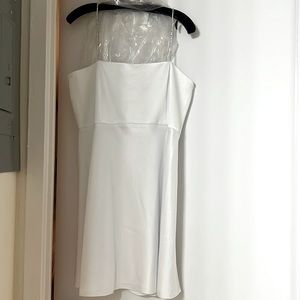 Alice & Olivia White & Crystal Dress